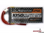 DUREMAX Power LiPol 1050mAh 3S1P 11.1V 25C/26A