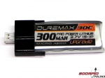 DUREMAX Power LiPol 300mAh 1S1P 3,7V 30C/9A