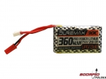 DUREMAX Power LiPol 7.4V 360mAh 30C JST