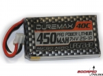 DUREMAX Power LiPol 7.4V 450mAh 40C