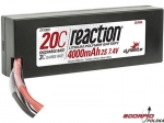 LiPol Reaction Car 7.4V 4000mAh 20C HC Deans