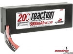 LiPol Reaction Car 7.4V 5000mAh 20C HC Deans