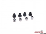 Upper Shock Bushings&Lower Shock Pivot Ball(4):CCR