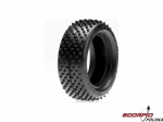 Front Tire. 4WD IFMAR Stud. Red (2)