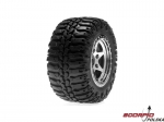 Front Wheels & Tires Mnted. Chrome (Pr): Mini-DT