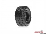 Desert Tire Set Mounted. Black Chrome (4):Micro DT