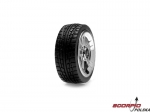 Micro 22s On-Road Tire Set. Chrome. Mounted (4)