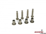 Front King Pins & Arm Bushings. Alum. 5TT