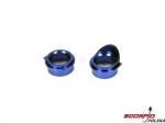 Alum Bearing Inserts(2). Rear Diff. Blue: 5T