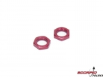 17mm Wheel Hex Nuts. Red (2): 8T 2.0 RTR