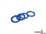 Molded Beadlock Rings. Blue Chrome: NCR