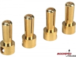 4mm Bullet Connectors. High Efficiency/Current (4)