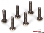 Titanium Button Head Screw. M3 x 12mm (6)