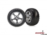 Koło tylne Off-Road soft 2.2\", srebrna felga (2)