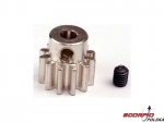 Gear, 12-T pinion (32-p) (mach. steel)/ set screw