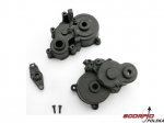 Gearbox halves (front & rear)/ shift detent ball/