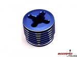 Cooling head, pro (mach. alum.) (blue-anodized)