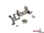 Engine mount, 2 piece, aluminum (w/ screws) (N. St