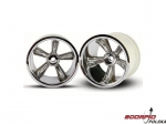 TRX Pro-Star chrome wheels (2) (rear) (for 2.2\ ti