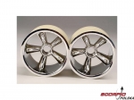 TRX Pro-Star chrome wheels (2) (front) (for 2.2\ t