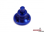 Blue-anodized, aluminum differential output shaft