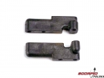 Servo mounts, steering/ shift (f&r) (black)