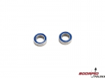 Ball bearings, blue rubber sealed (4x7x2.5mm) (2)