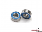 Ball bearings, blue rubber sealed (6x13x5mm) (2)