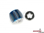 Cooling head, PowerTune (machined aluminum, blue-a