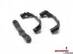 Mount, steering arm/ steering stops (2) (lower hin