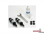 Shocks, GTR aluminum (assembled) (2) (without spri