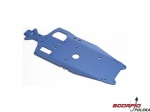 Chassis, 6061-T6 aluminum (3mm) (anodized blue)/ a