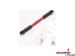 Turnbuckle, aluminum (red-anodized), camber link,