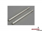 Shock shafts, steel, chrome finish (front) (2)