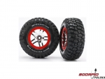 Tires & wheels, glued (S1 ultra-soft, off-road rac