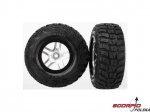 Tires & wheels, glued (S1 ultra-solft off-road rac