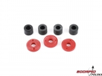 Piston, damper (2x0.5mm hole, red) (4)/ travel lim